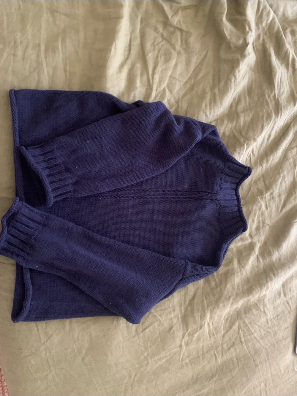 J. Crew 2025 rollneck sweater - Navy Blue - Picture 2 of 5